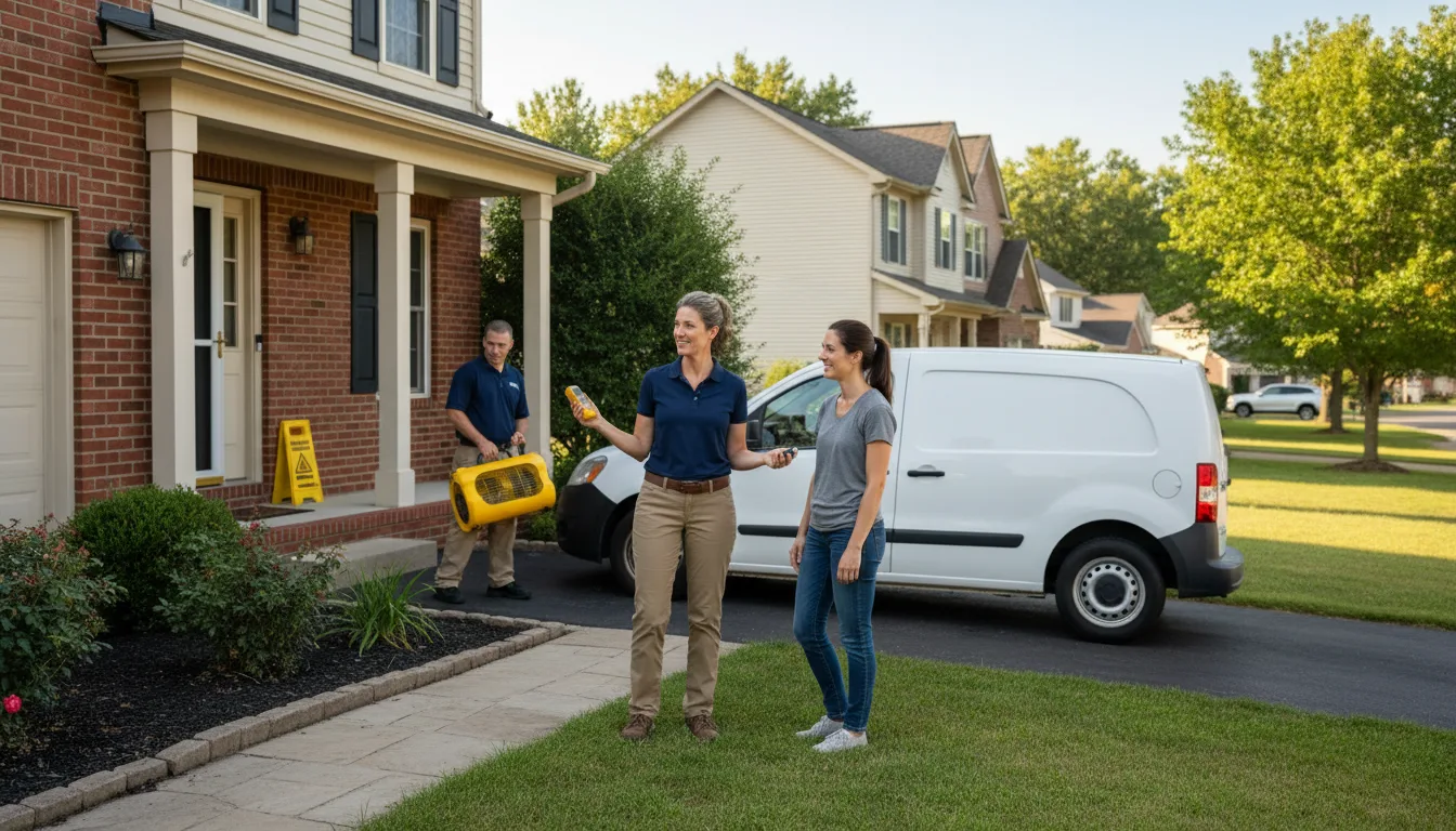 Water restoration image for Home Water Damage Repair in Spragueville, IA